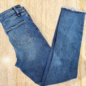 HUDSON Heidi High Rise Straight Denim Blue Size 28